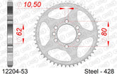 Corona AFAM 12204-53 in acciaio passo 428 YAMAHA DT 125 LC 1984